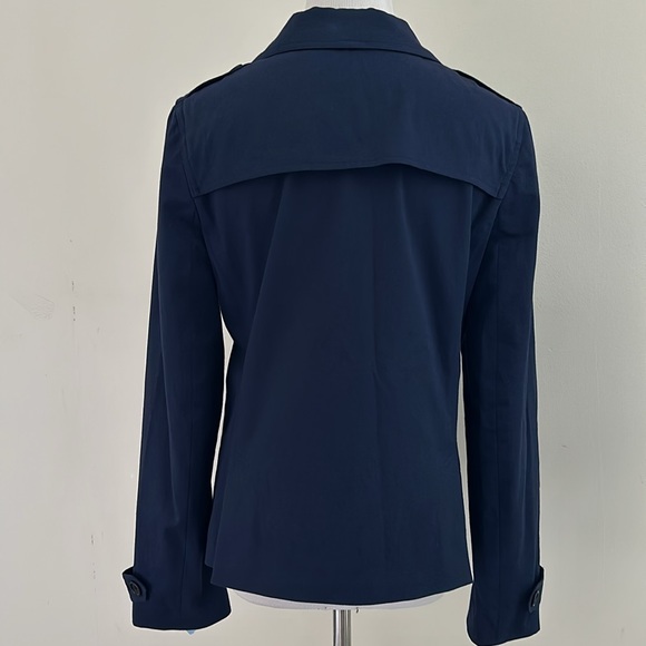 THEORY || Navy Blue Double Breasted Blazer/Jacket/Peacoat. Sz. M - Picture 7 of 12